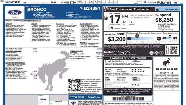 2024 Ford Bronco Wildtrak
