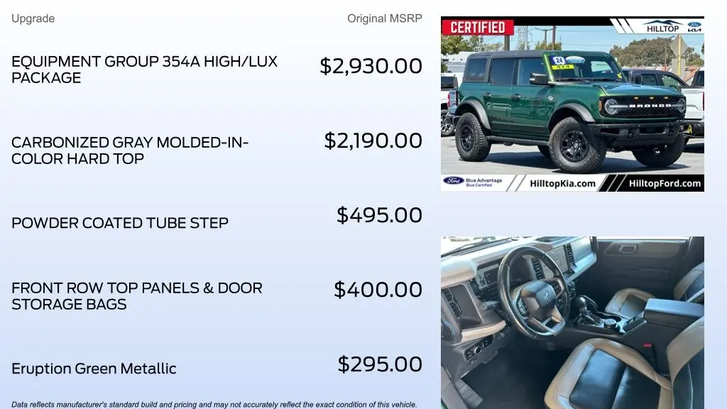 2024 Ford Bronco Wildtrak