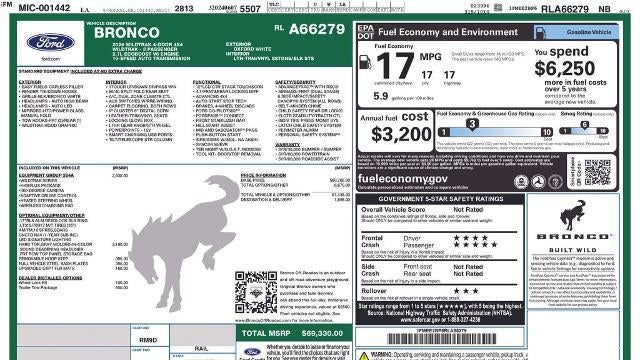 2024 Ford Bronco Wildtrak