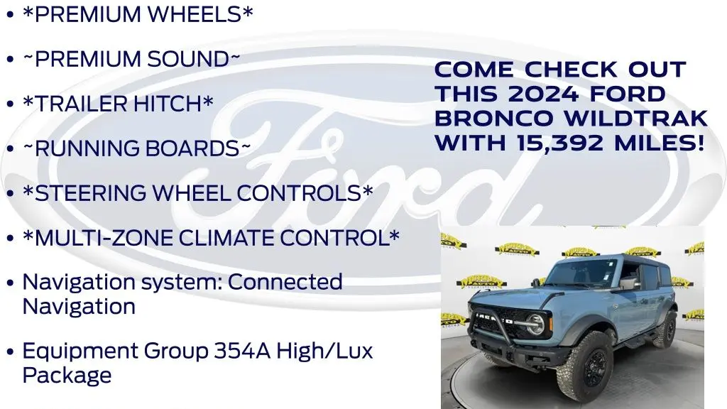 2024 Ford Bronco Wildtrak