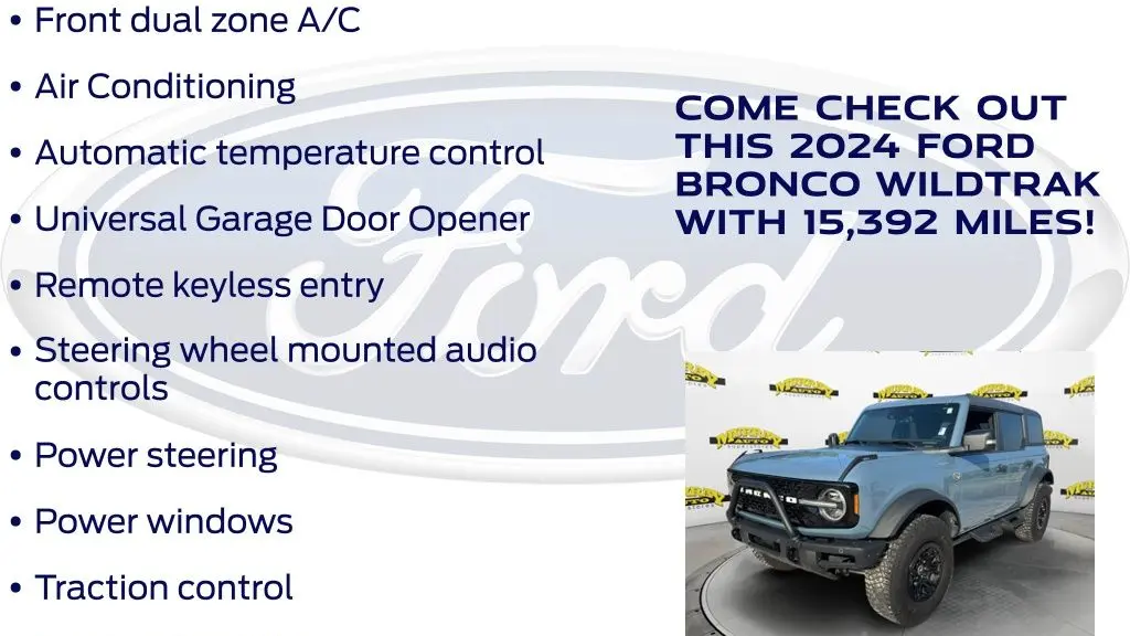 2024 Ford Bronco Wildtrak