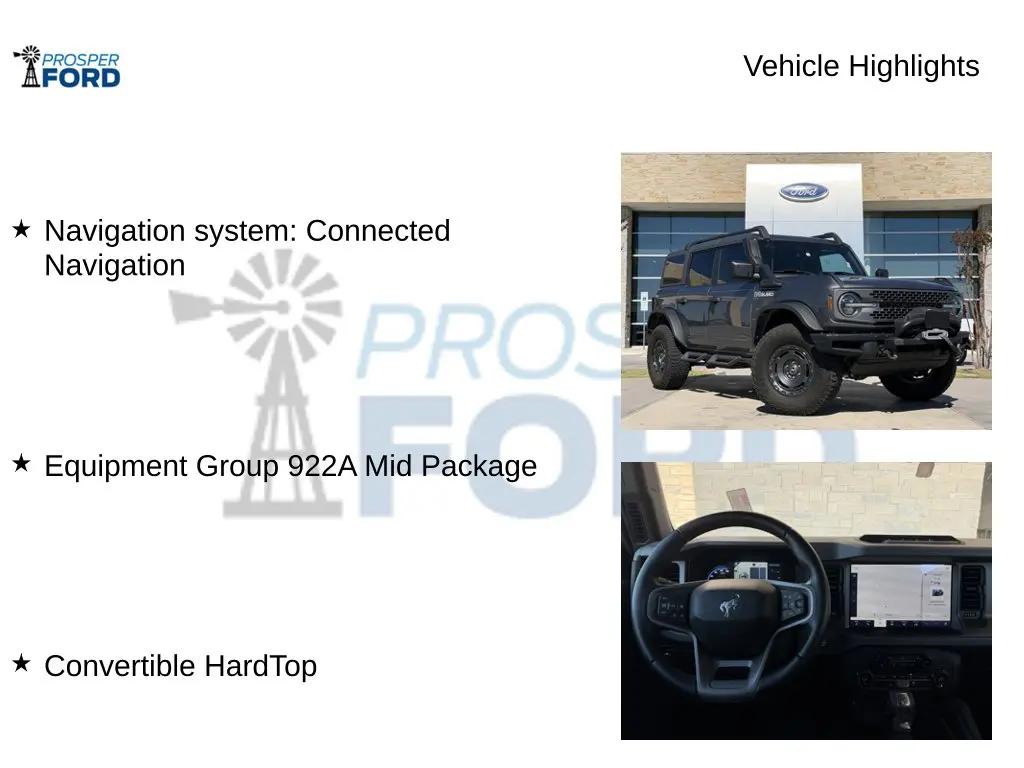 2024 Ford Bronco - $47,763