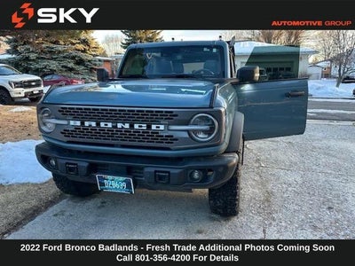 Photo of a 2022 Ford Bronco 4X4 Base Advanced 4DR SUV for sale