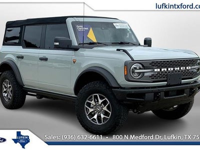2022 Ford Bronco 4X4 Base Advanced 4DR SUV
