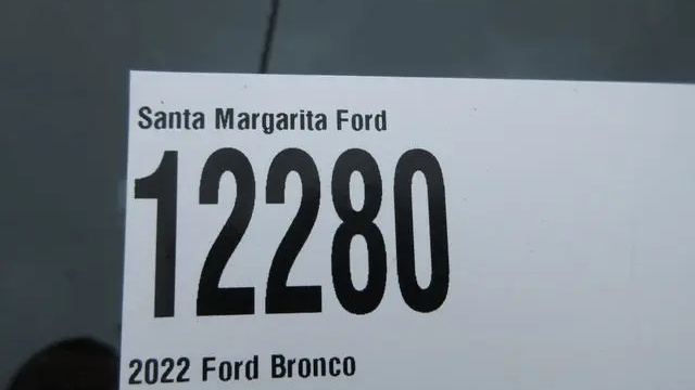 2022 Ford Bronco Base Advanced