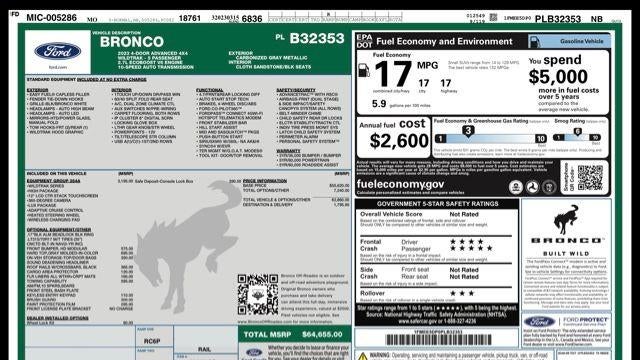 2023 Ford Bronco Base Advanced