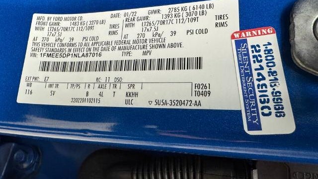 2022 Ford Bronco Base Advanced