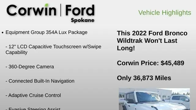 2022 Ford Bronco Badlands Advanced