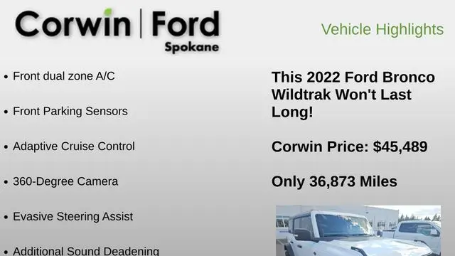 2022 Ford Bronco Badlands Advanced