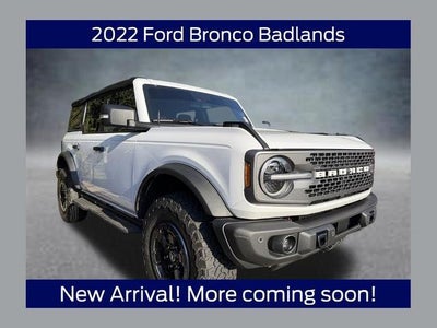 2022 Ford Bronco 4X4 Base Advanced 4DR SUV
