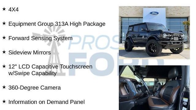 2021 Ford Bronco Base Advanced