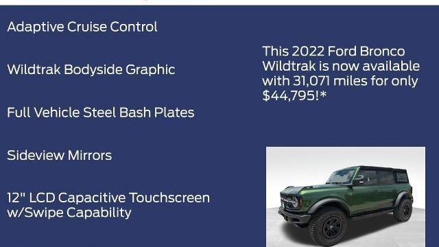 2022 Ford Bronco Badlands Advanced