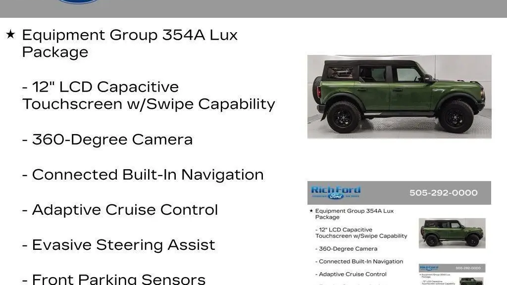 2023 Ford Bronco Base Advanced