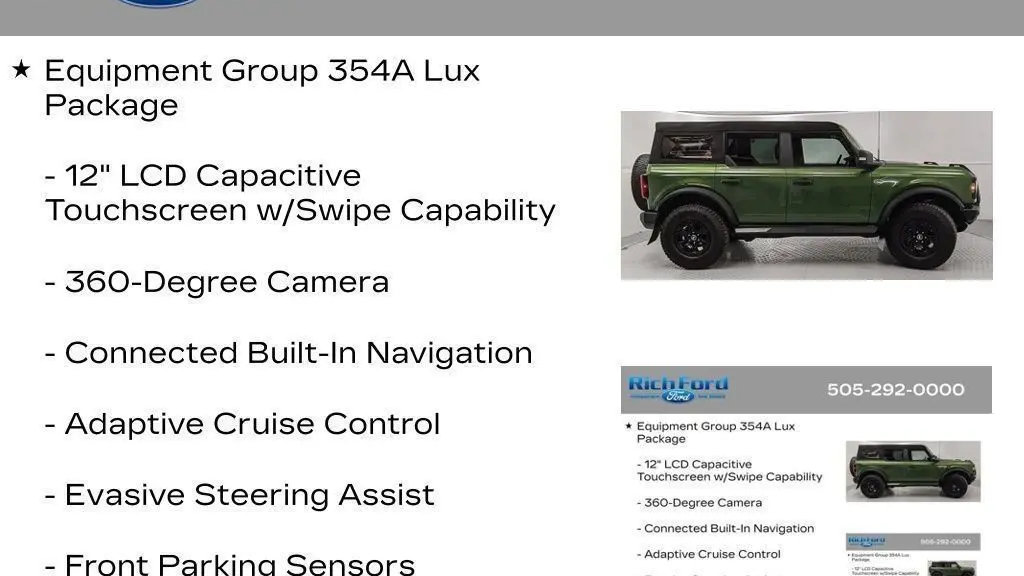 2023 Ford Bronco Base Advanced