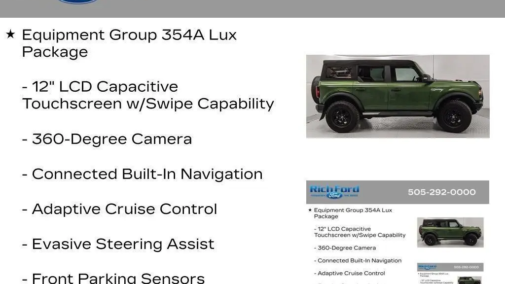 2023 Ford Bronco Base Advanced