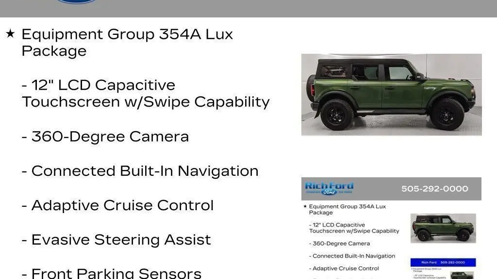 2023 Ford Bronco Base Advanced