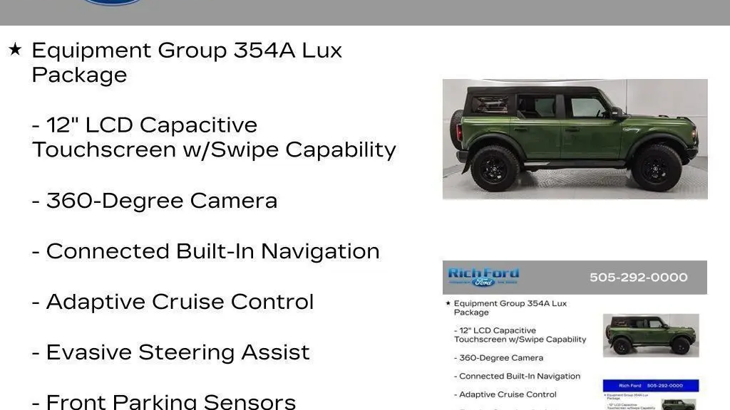 2023 Ford Bronco Base Advanced