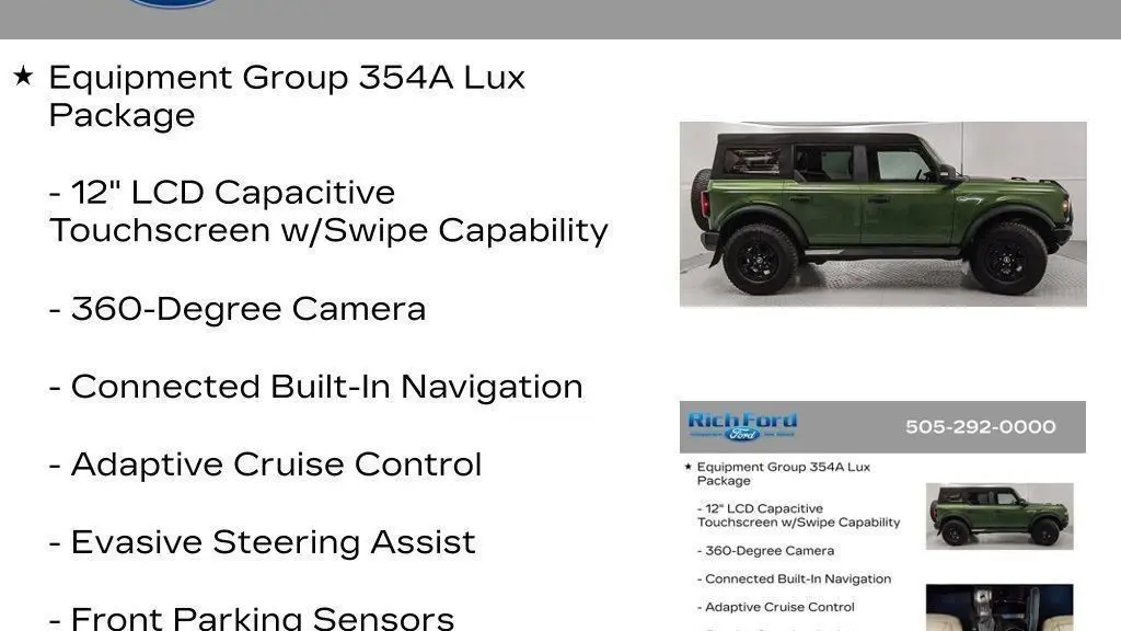 2023 Ford Bronco Base Advanced