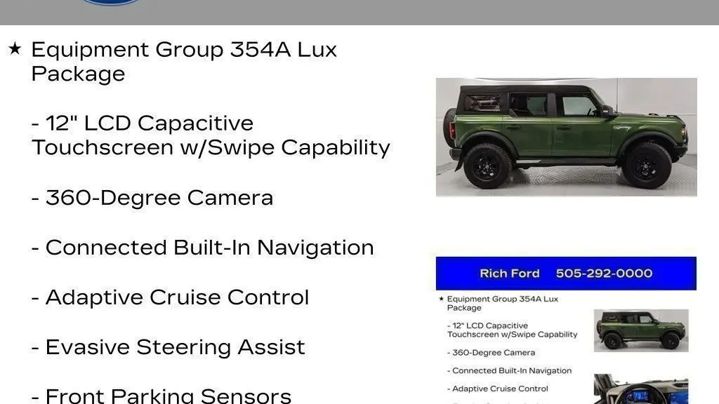 2023 Ford Bronco Base Advanced