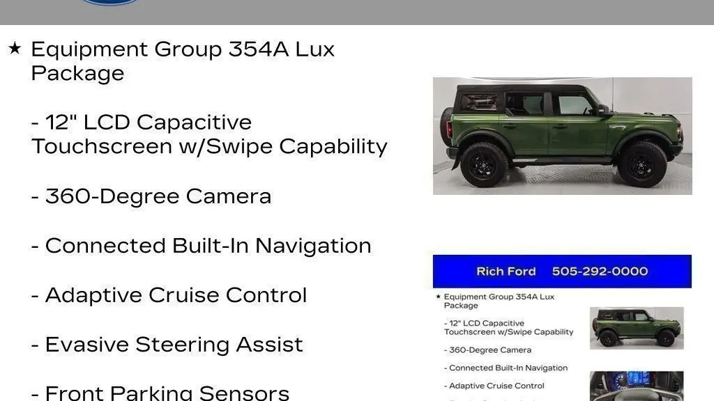 2023 Ford Bronco Base Advanced