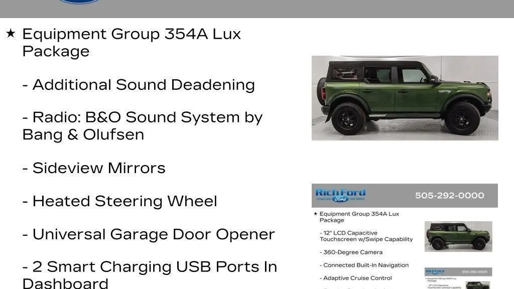 2023 Ford Bronco Base Advanced