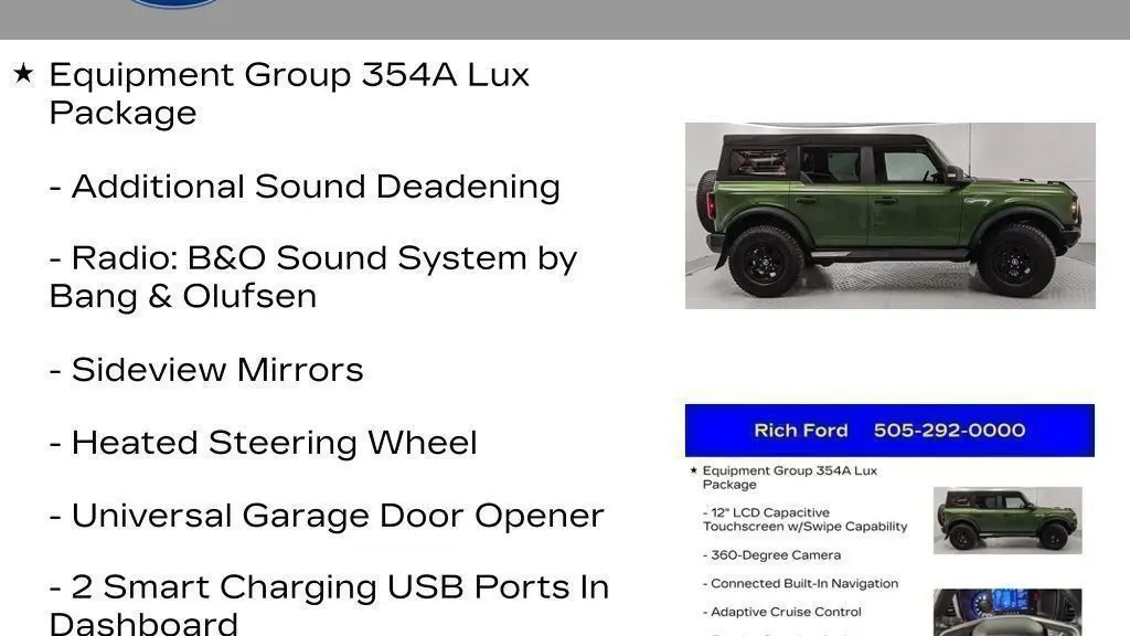 2023 Ford Bronco Base Advanced
