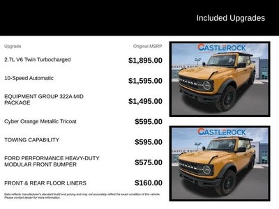 2022 Ford Bronco 4X4 Base Advanced 4DR SUV