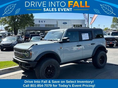 2022 Ford Bronco 4X4 Black Diamond Advanced 4DR SUV