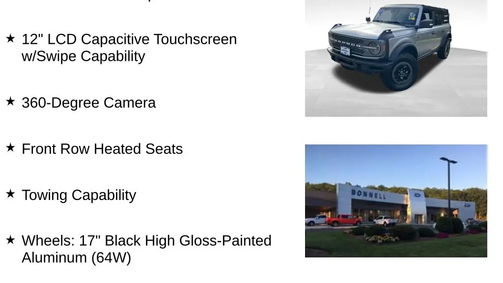 2021 Ford Bronco Black Diamond Advanced