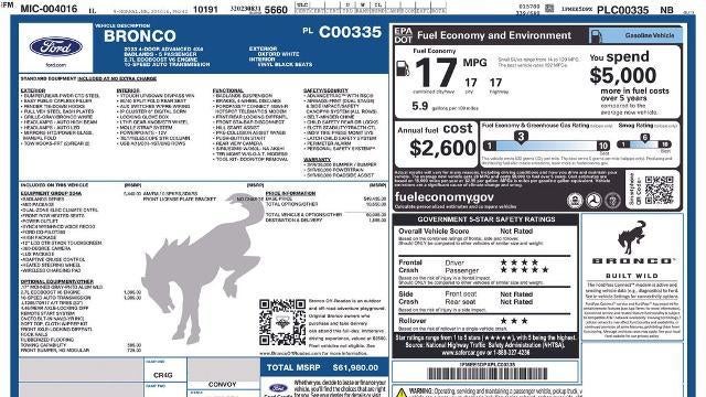 2023 Ford Bronco Big Bend Advanced