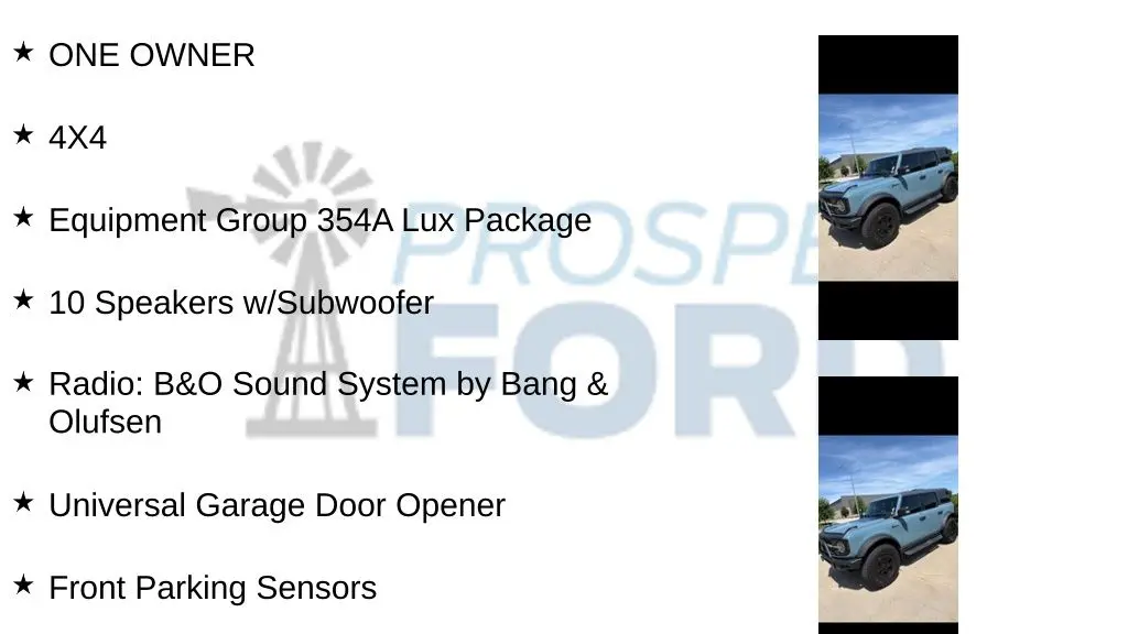 2023 Ford Bronco Base Advanced