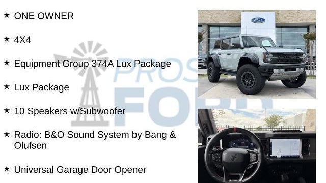 2023 Ford Bronco Raptor