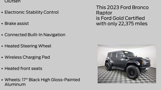 2023 Ford Bronco Raptor
