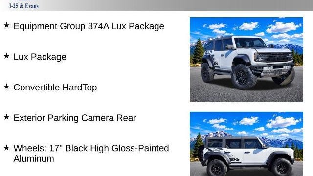 2023 Ford Bronco Raptor