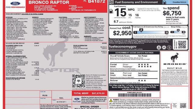 2023 Ford Bronco Raptor