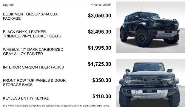 2023 Ford Bronco Raptor
