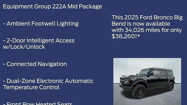 2025 Ford Bronco Big Bend