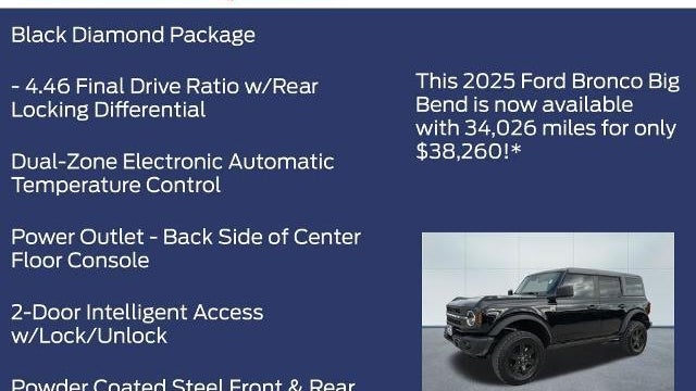 2025 Ford Bronco Big Bend