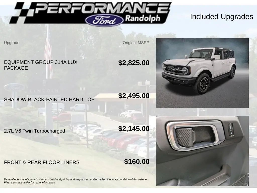 2025 Ford Bronco - $49,494