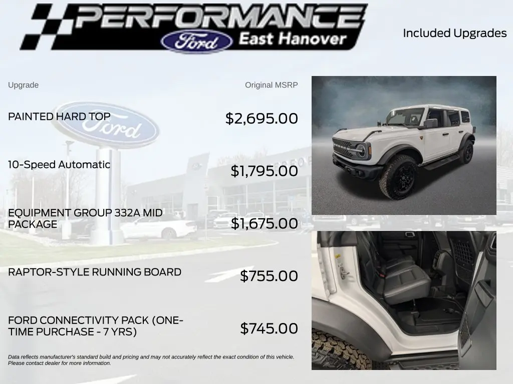 2026 Ford Bronco - $52,995