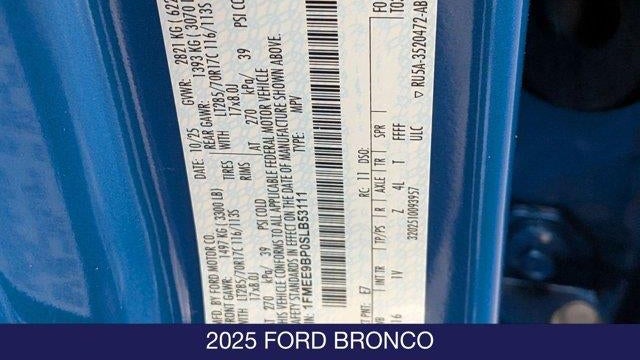 2025 Ford Bronco Badlands
