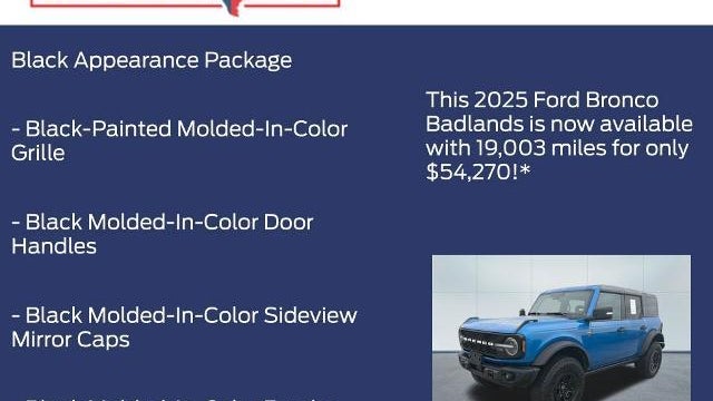 2025 Ford Bronco Badlands