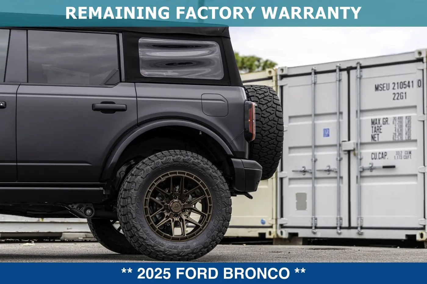 2025 Ford Bronco - $72,499