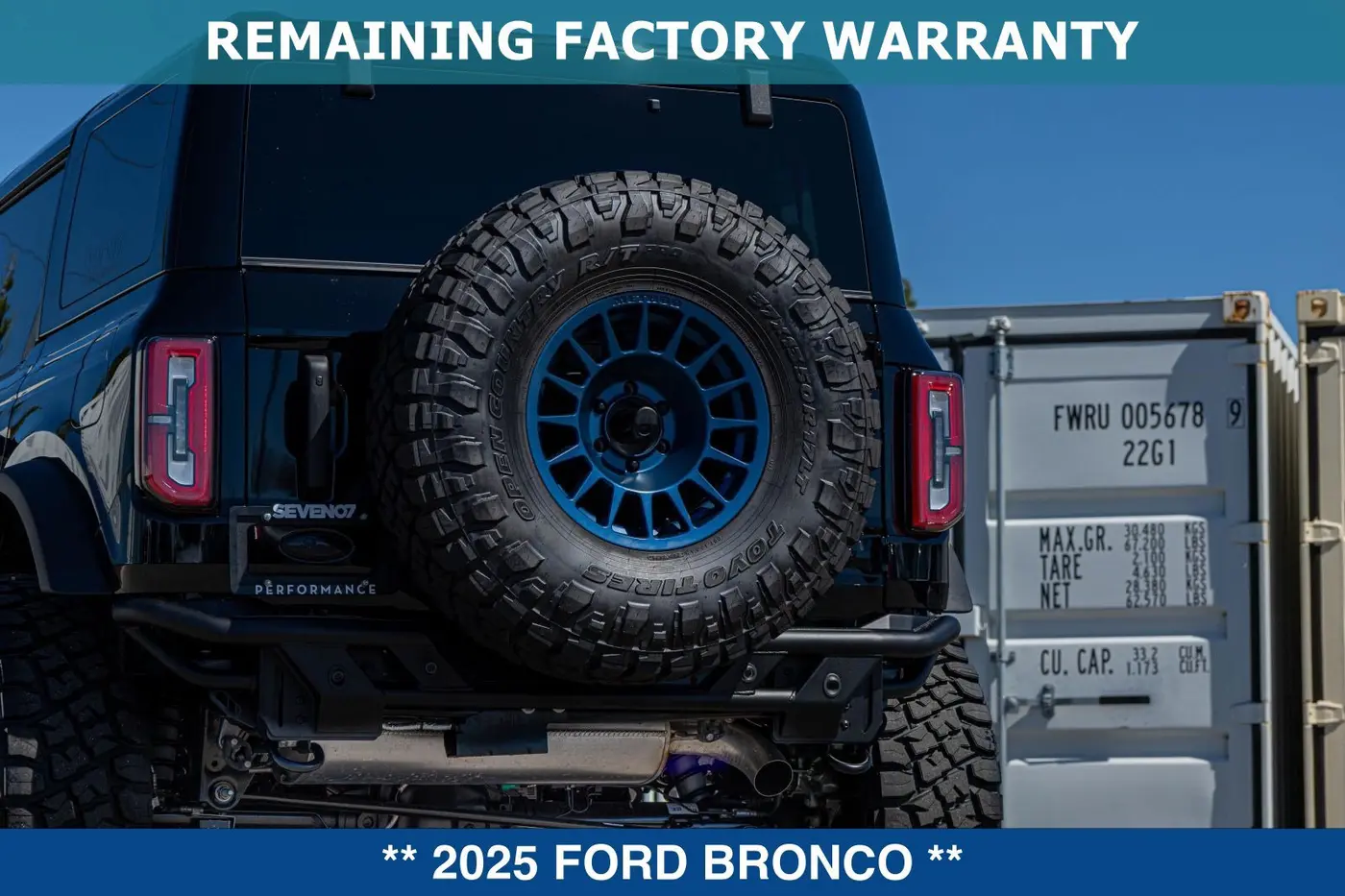 2025 Ford Bronco - $72,499