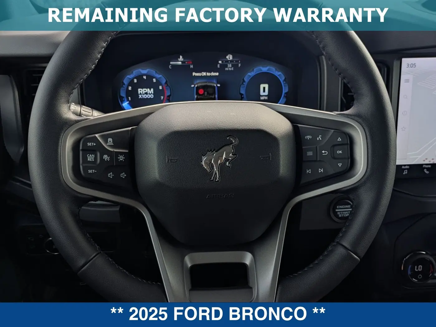 2025 Ford Bronco - $72,499