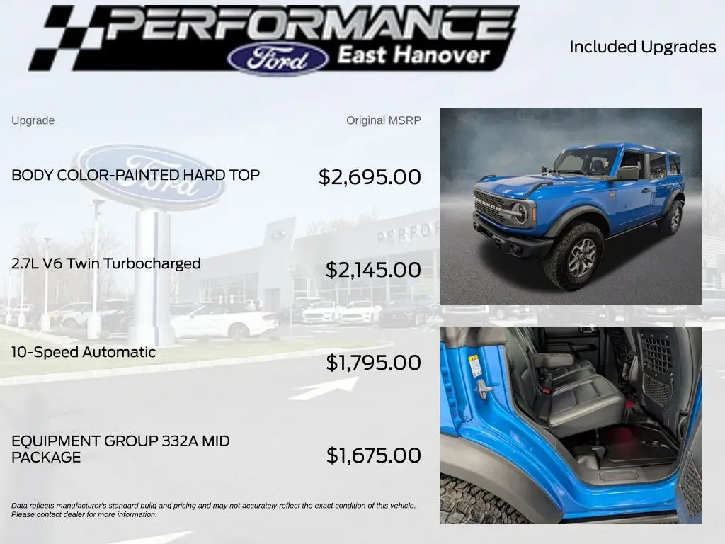 2025 Ford Bronco - $51,995