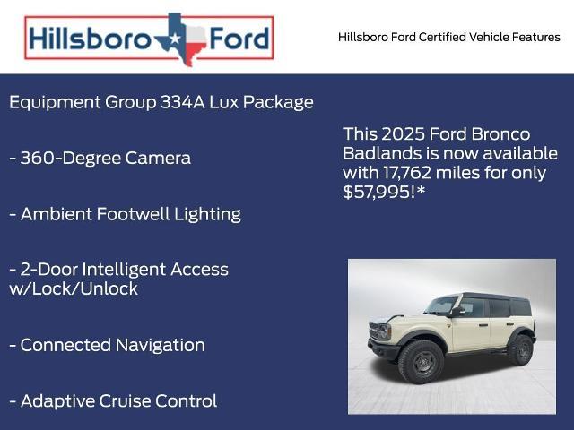 2025 Ford Bronco - $53,407