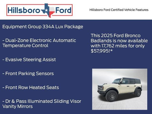 2025 Ford Bronco - $53,407