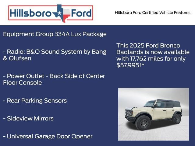 2025 Ford Bronco - $53,407