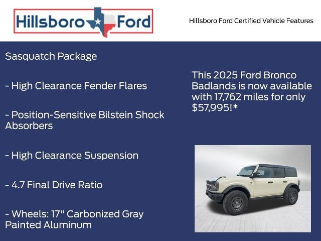 2025 Ford Bronco - $53,407